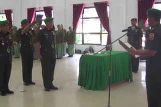 Danrem 143 Haluoleo pimpin sertijab Dandim 1417 Kendari