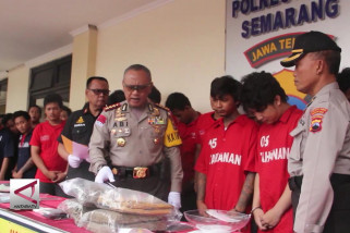 20 Hari, Polrestabes Semarang ringkus 39 tersangka narkoba