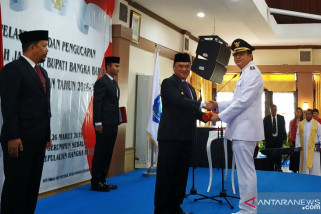 Antara TV - Gubernur Babel Lantik Bupati Bangka Barat