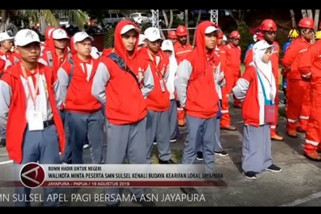 SMN Sulsel ikut apel pagi bersama ASN Jayapura