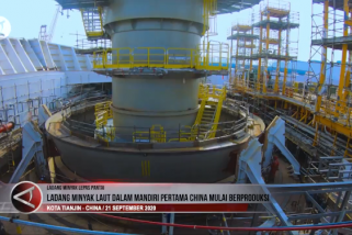 Ladang minyak laut dalam mandiri pertama China mulai berproduksi