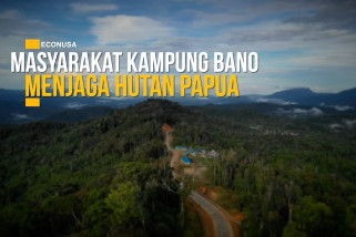Masyarakat Kampung Bano menjaga hutan Papua
