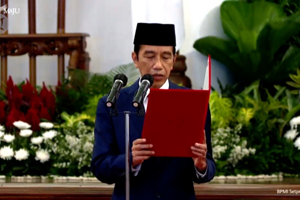 Presiden Jokowi lantik gubernur-wakil gubernur Sulut dan Kaltara