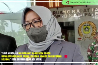 Waspadai potensi banjir di Kabupaten Bogor