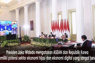 Jokowi sebut potensi ekonomi digital dan hijau ASEAN - Korea besar