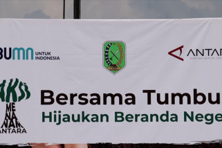 ANTARA tanam 1.500 pohon di perbatasan RI-Malaysia