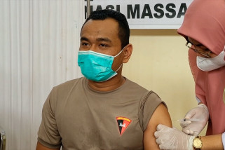 Tingkatkan kekebalan, Brimob Polda Aceh lakukan vaksinasi booster