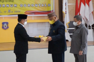 Hamka Hendra Noer resmi menjadi Penjabat Gubernur Gorontalo