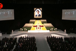 Jepang ucapkan selamat tinggal kepada mantan Perdana Menteri Abe