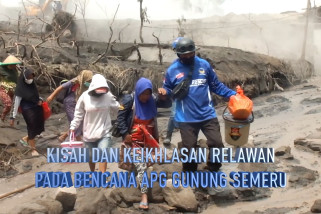 Kisah dan keikhlasan relawan pada bencana APG Gunung Semeru