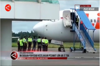 Ini dugaan penyebab kecelakaan pesawat Lion Air JT 794 di Bandara Mopah Merauke