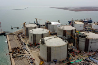 Pembangunan tangki LNG rampung di China Utara