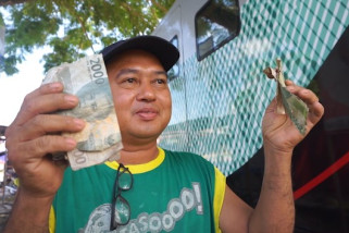 BI Gorontalo layani penukaran uang lusuh di pasar Tapa Bone Bolango