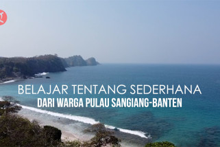 Belajar tentang sederhana dari warga Pulau Sangiang-Banten