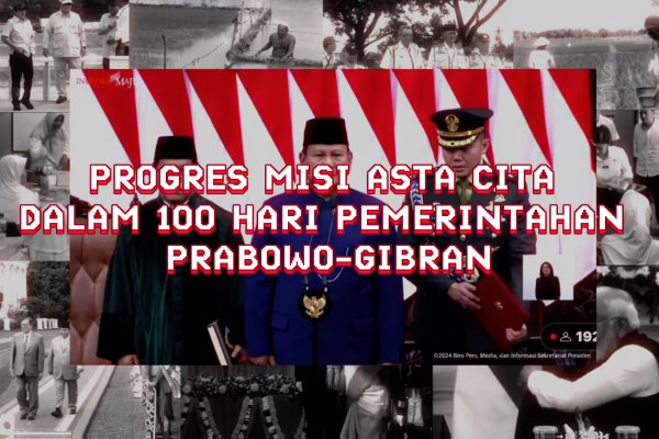 Progres misi Asta Cita dalam 100 hari pemerintahan Prabowo-Gibran