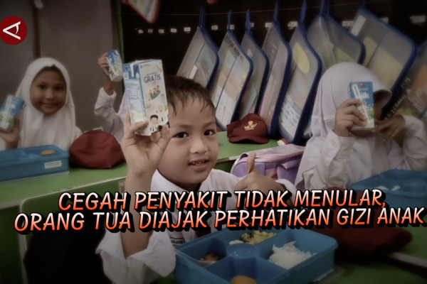 Cegah penyakit tidak menular, orang tua diajak perhatikan gizi anak