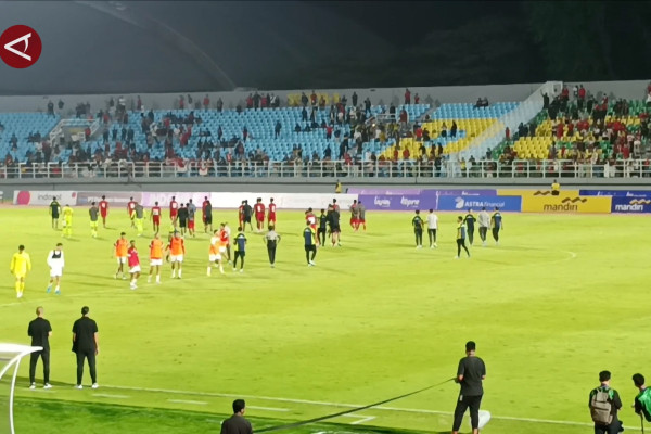 Timnas U-20 Indonesia takluk 0 - 1 dari 10 pemain Yordania