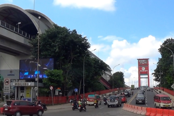 Kasatlantas beberkan alasan Palembang tak pantas masuk kota termacet