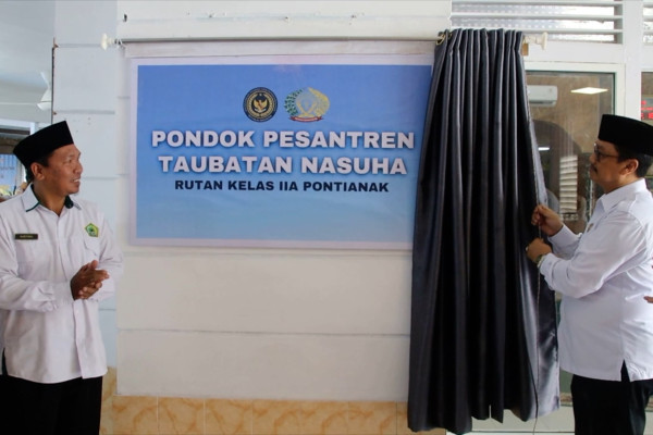 Rutan Pontianak perkuat proses spiritual WBP lewat Pontren permanen