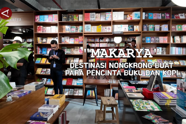 “Makarya” destinasi nongkrong buat para pencinta buku dan kopi