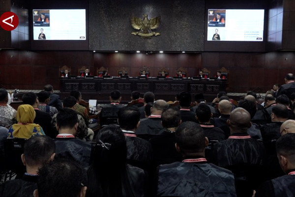 6 dari 58 perkara PHPU pilkada di MK lanjut ke sidang berikutnya