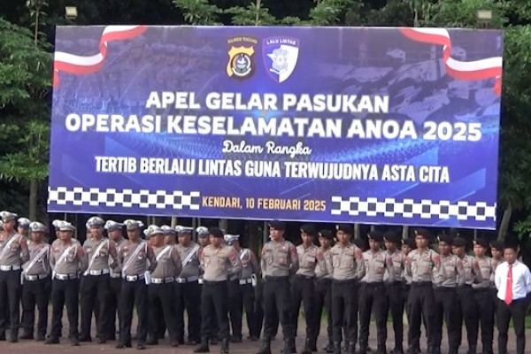 Polda Sultra gelar Operasi Keselamatan Anoa 2025 jelang ramadhan