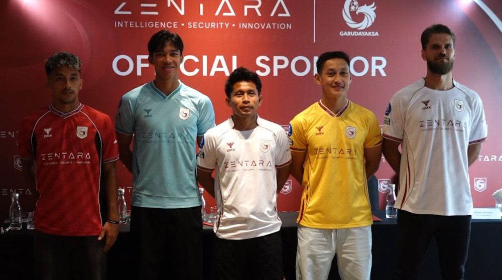 Garudayaksa FC usung motif sayap Garuda pada jersei Super League